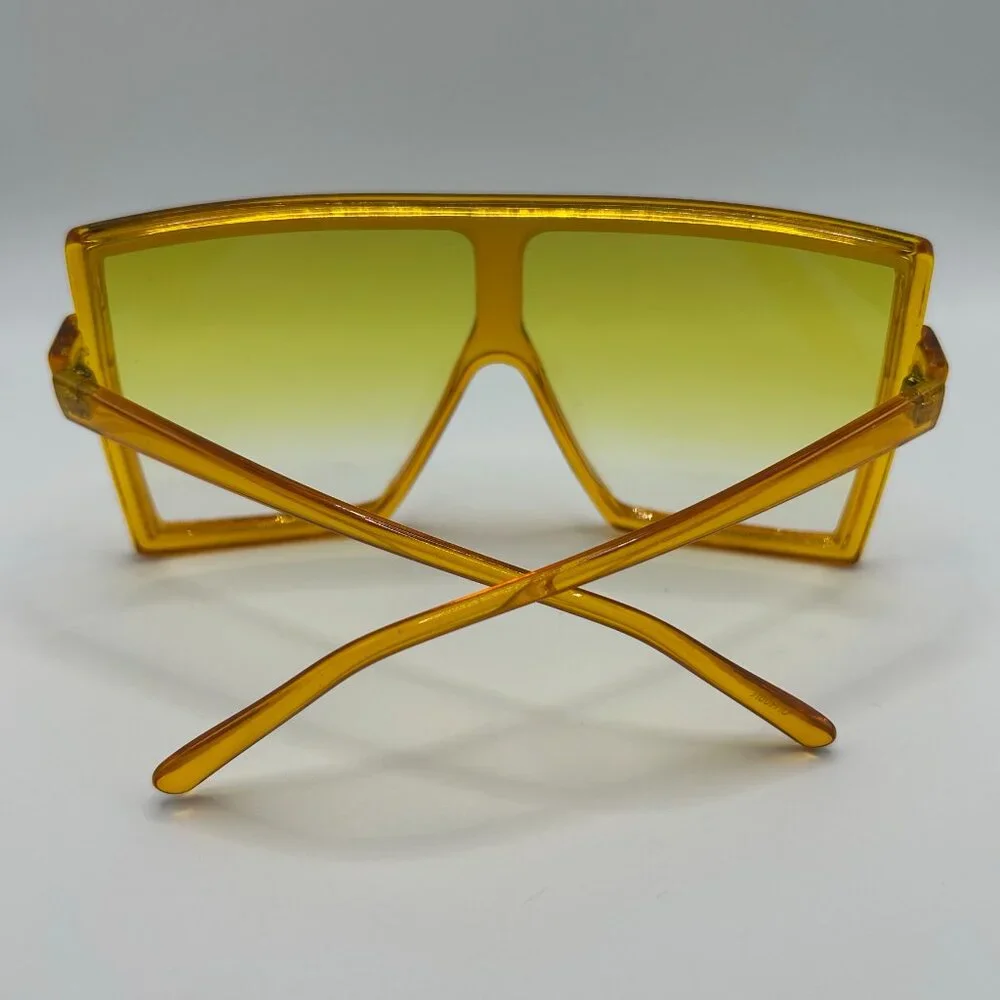Women’s Yellow Shield Sunglasses